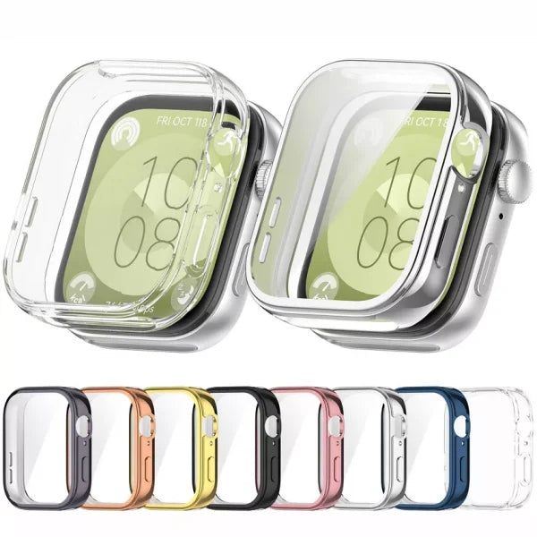 Full Cover For HUAWEI WATCH Fit 3 Case Protective Protector TPU Accessories - Saif Al Najmi Kw